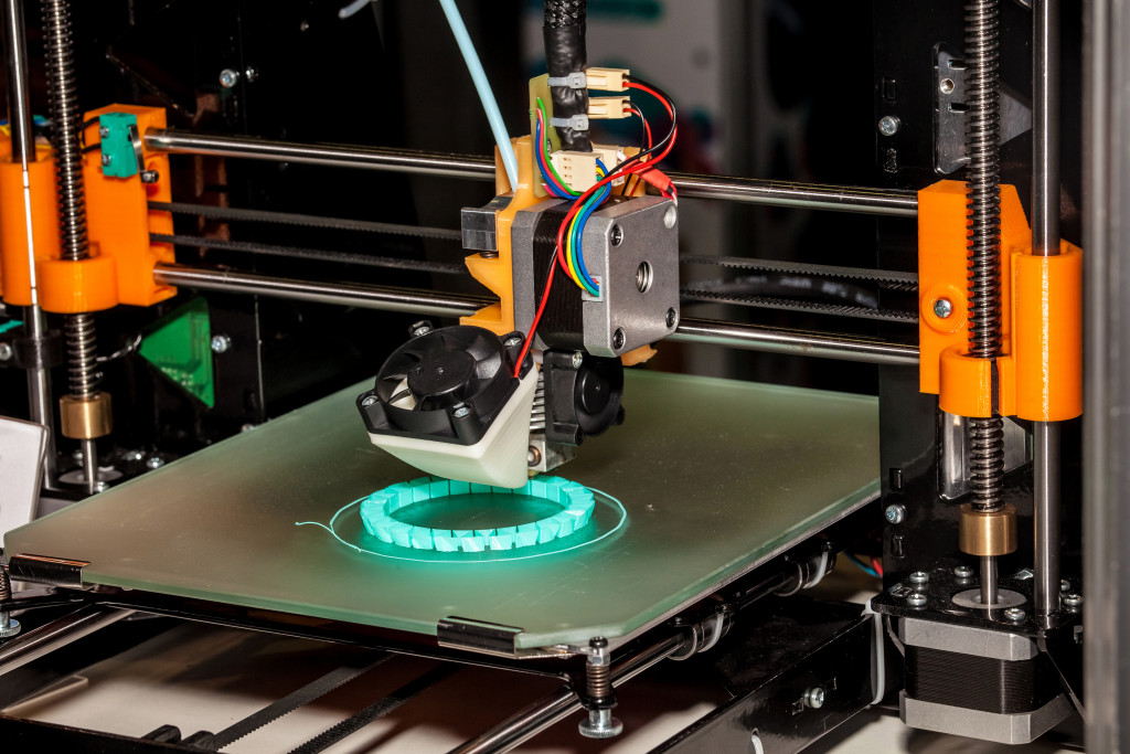 3D Printing machine working